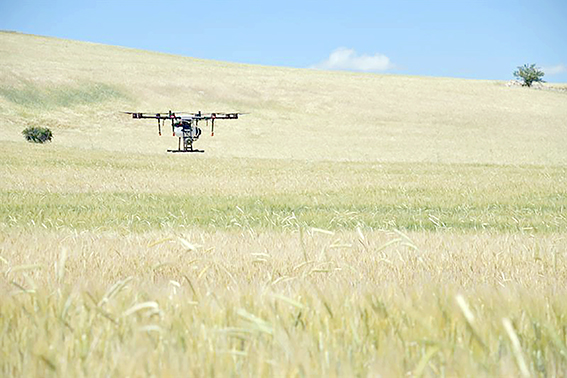 HAVAALANI ÇEVRESİNDEKİ KÖYLERDEN DRONE İLE İLAÇLAMA TALEBİ