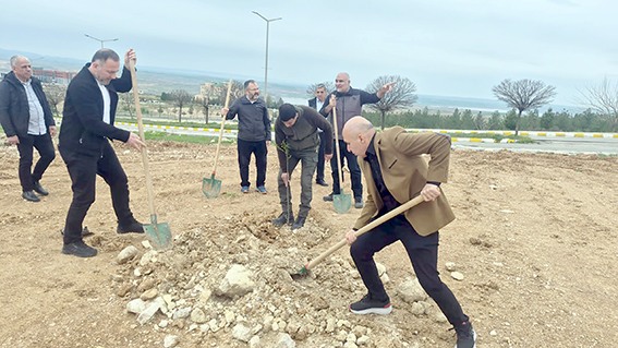 KAMPÜS FİDANLARLA NEFES ALIYOR