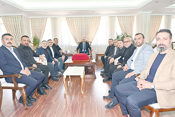 YENİ YATIRIM VE PROJELER GÖRÜŞÜLDÜ