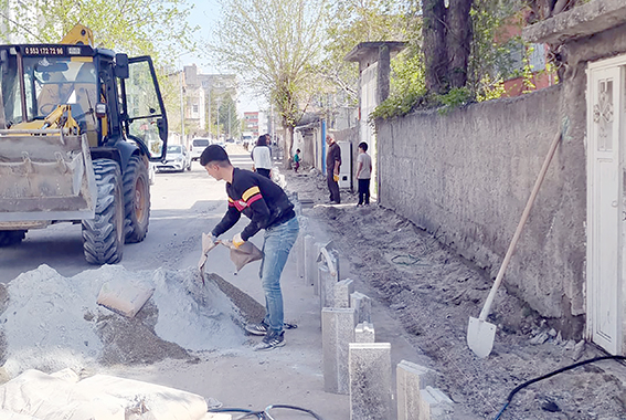 ÜSTYAPIDA ÇALIŞMALAR ARTIRILDI