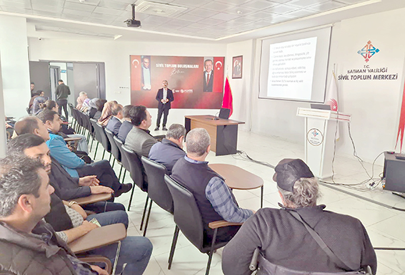 STK TEMSİLCİLERİNE YÖNELİK EĞİTİM DÜZENLENDİ