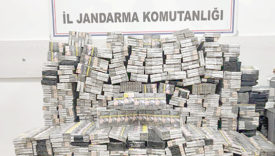 6282 PAKET GÜMRÜK KAÇAĞI SİGARA ELE GEÇİRİLDİ