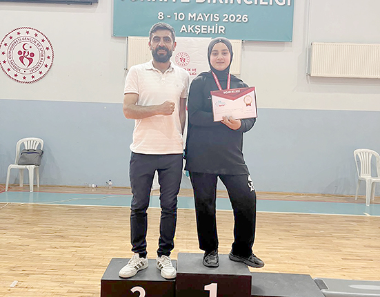 BERFİN AĞAR TÜRKİYE ŞAMPİYONU OLDU