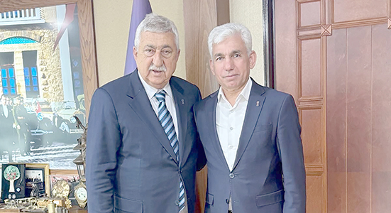 BAŞKAN KAPLAN, TESK GENEL BAŞKANINI ZİYARET ETTİ