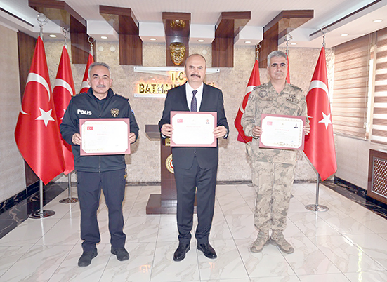 GÜVENLİK ÇALIŞMALARINA BAŞARI BELGESİ