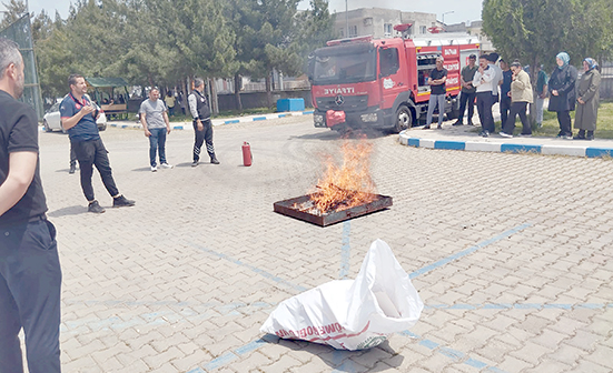 İTFAİYE’DEN YOĞUN EĞİTİM MESAİSİ