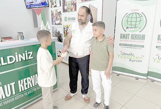 MİNİK KARDEŞLERDEN GAZZE’YE BAYRAM DESTEĞİ