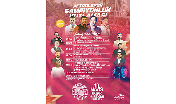 ŞAMPİYONLUK KUTLAMALARI İÇİN GERİ SAYIM BAŞLADI