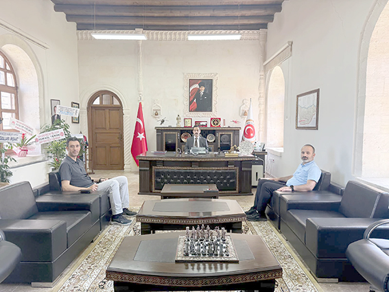 VALİLİK PROJE OFİSİNDEN GERCÜŞ KAYMAKAMINA ZİYARET