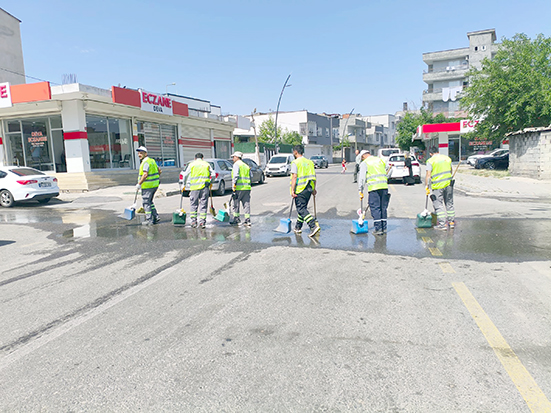 2 GÜNDE 7 MAHALLEDE TEMİZLİK YAPILDI