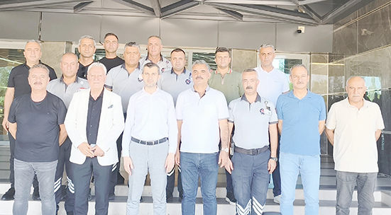 BÖLGE MÜDÜRÜ KARATAŞ, GÜVENLİK GÖREVLİLERİNİ AĞIRLADI