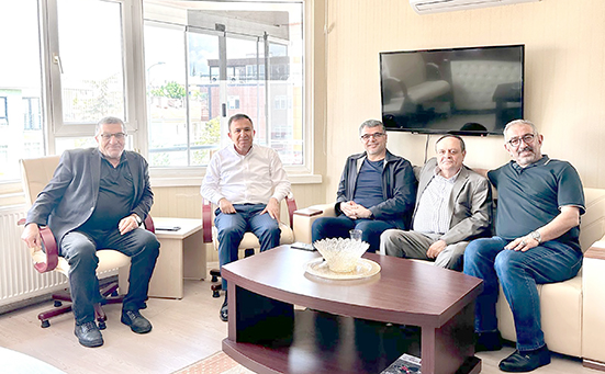 GAZETECİLER, KASIM PEKACAR’I ZİYARET ETTİ