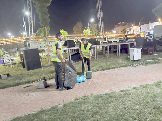 HABİP BAŞKAN PARKI’NDA TEMİZLİK ÇALIŞMALARI TAMAMLANDI