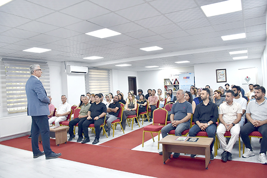 MÜDÜR CİĞER, PİKTES ÖĞRETMENLERİYLE BULUŞTU