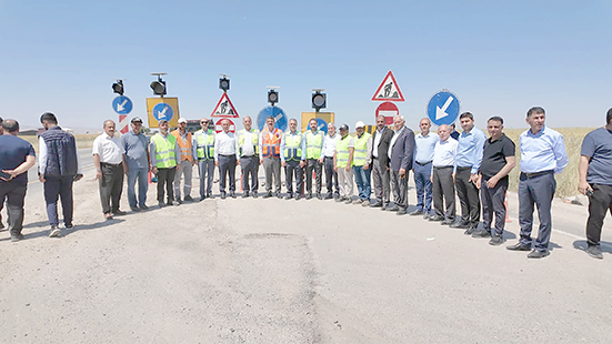 OSB BÖLÜNMÜŞ YOLU İNCELENDİ