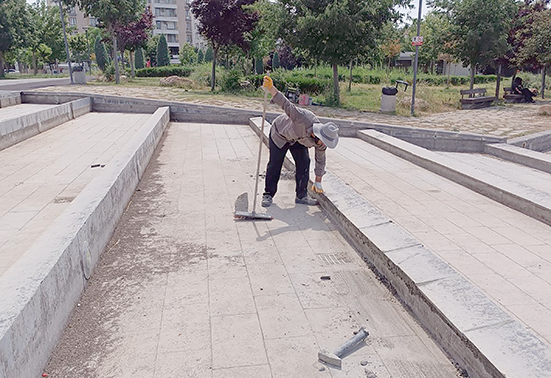ŞAFAK’TA BAZALT YAMA ÇALIŞMASI
