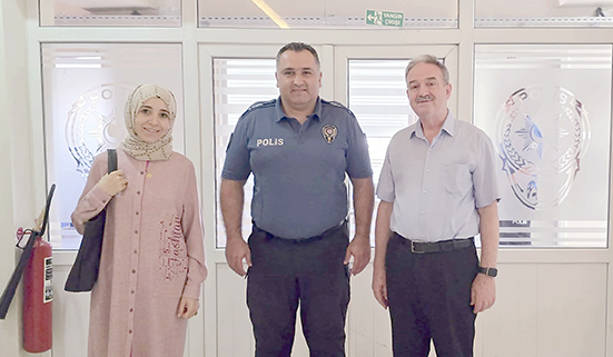 15 TEMMUZ GAZİSİ POLİS MEMURU EREN ERKEN’E ANLAMLI ZİYARET