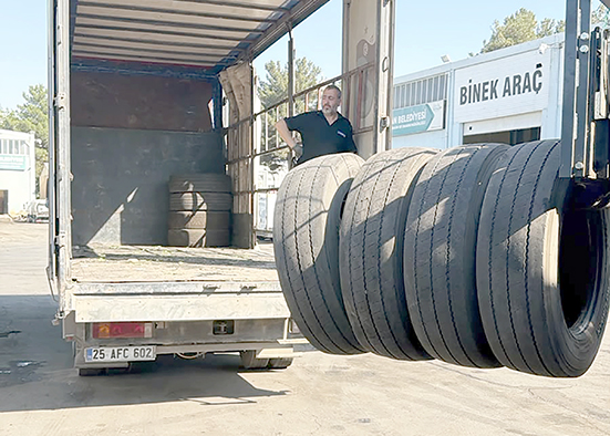 600 TON ATIK LASTİK GERİ DÖNÜŞÜME KAZANDIRILDI