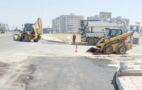 980 TON ASFALT SERİMİ GERÇEKLEŞTİRİLDİ