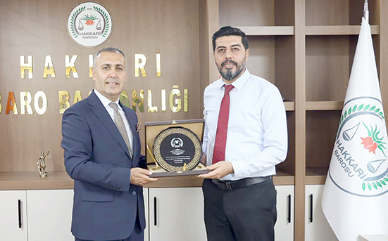 BARO BAŞKANI ÇAKAN, HAKKARİ BAROSU’NUN AÇILIŞINA KATILDI