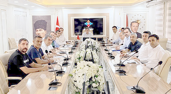KURUMLAR ARASI KOORDİNASYON TOPLANTISI YAPILDI