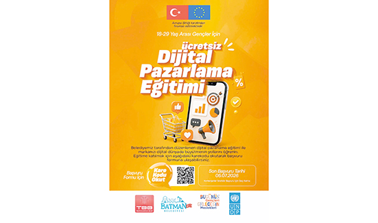 BELEDİYE’DEN GENÇLERE ÜCRETSİZ DİJİTAL PAZARLAMA EĞİTİMİ