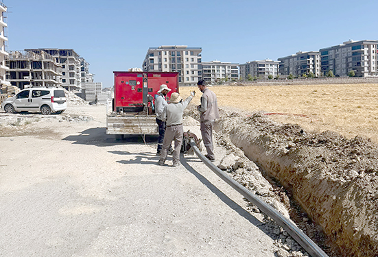 ÇAMLITEPE’DE 900 METRELİK İÇME SUYU HATTI TAMAMLANDI