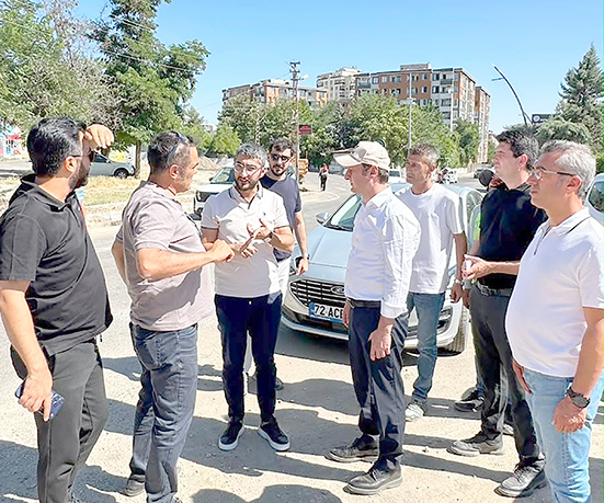 ULAŞIM YATIRIMLARI YERİNDE İNCELENDİ