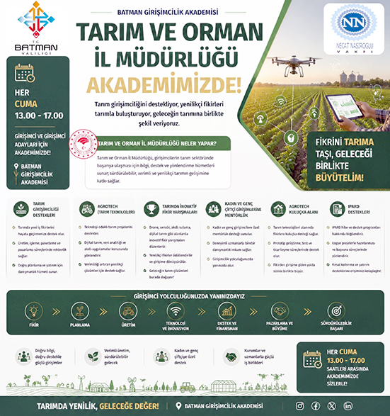 GİRİŞİMCİLİK AKADEMİSİ’NDE GİRİŞİMCİLERLE BULUŞUYOR