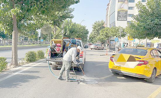 HAŞERENİN BULUNDUĞU HER NOKTA İLAÇLANIYOR