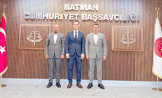 İL BAŞKANI ÇETİN’DEN BAŞSAVCI ARIDURU’YA HAYIRLI OLSUN ZİYARETİ