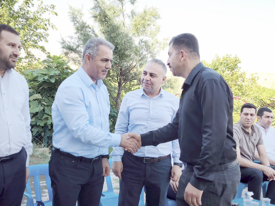 İL BAŞKANI ŞANSİ, BARIŞA VESİLE OLDU