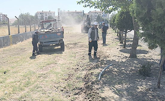 İNŞAAT ATIKLARI TESPİT EDİLİP KALDIRILIYOR