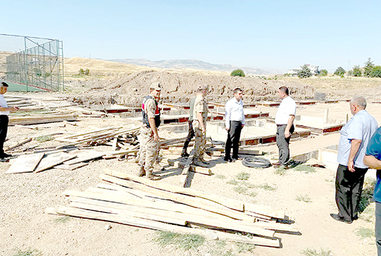KAYMAKAM BÖÇKÜN, YATIRIMLARI YERİNDE İNCELEDİ