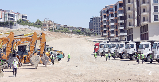 KUZEYDOĞU ÇEVRE YOLU PROJESİ’NDE ÇALIŞMALARA BAŞLADI