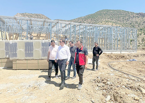 KAYMAKAM BAŞAR, ÇALIŞMALARI YERİNDE DENETLEDİ