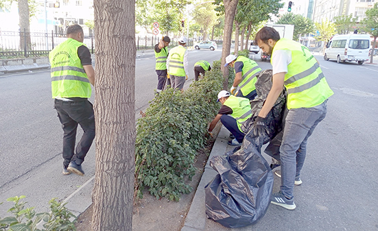 PARK VE REFÜJLERDE KAPSAMLI TEMİZLİK