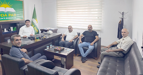 ANTALYA BATMANLILAR DERNEĞİNDEN HÜDA PAR’A ZİYARET