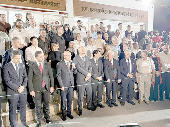BAKAN ŞİMŞEK, GERCÜŞ’TE AÇILIŞ TÖRENLERİNE KATILDI