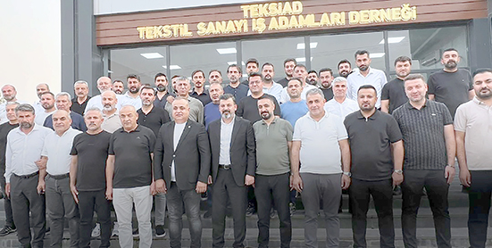 BAŞKAN ADAYI KURT, TEKSİAD İLE BULUŞTU