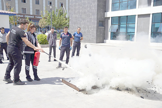 OLASI YANGINLARA KARŞI EĞİTİM VE TATBİKAT