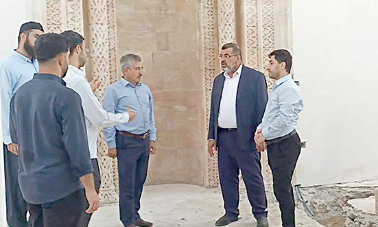 MÜFTÜ DURMUŞ, ULU CAMİİ’NDEKİ ÇALIŞMALARI İNCELEDİ