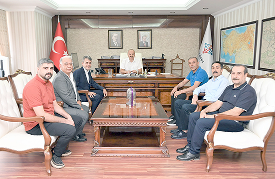KOOPERATİF YÖNETİMDEN VALİ CANALP’A ZİYARET