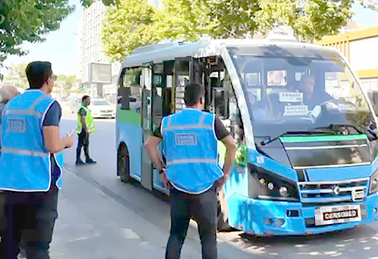 ŞEHİR İÇİ DOLMUŞLARDA ORTAK DENETİM