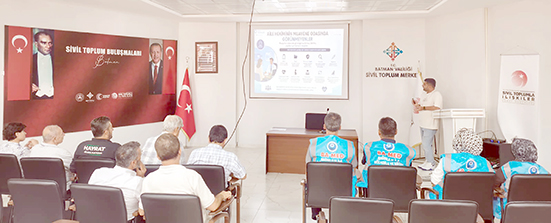 SİVİL TOPLUM TEMSİLCİLERİNE AİLE SAĞLIĞI EĞİTİMİ