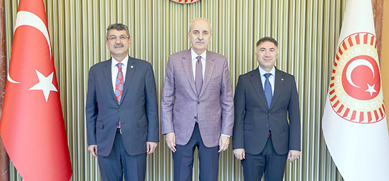 NASIROĞLU’NDAN TBMM BAŞKANI KURTULMUŞ’A ZİYARET