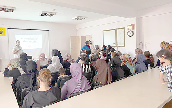 19 MAYIS ADEM’DE SAĞLIKLI YAŞ ALMA EĞİTİMİ