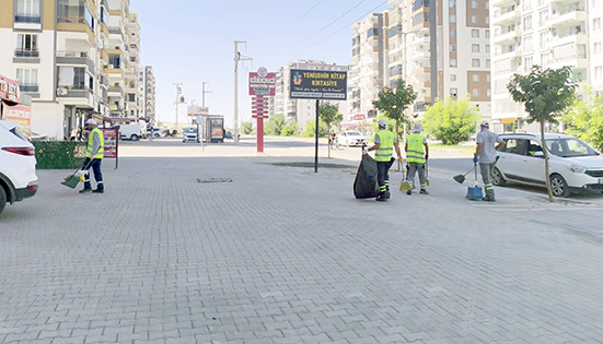 5 MAHALLEDE TEMİZLİK MESAİSİ