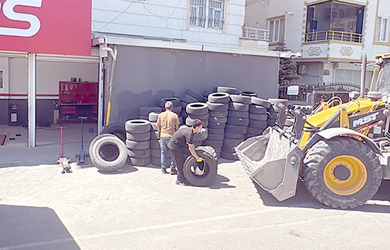 8 AYDA 664 TON ATIK LASTİK TOPLANDI