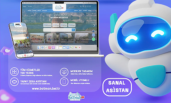 BELEDİYENİN WEB SİTESİNE YAPAY ZEKÂ DESTEKLİ ASİSTAN